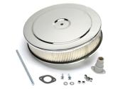 Replacement for 369500C1.  High-flow air filter cleaner assembly to fit perfectly on the  four barrel carburetors used on Scouts and Travelalls.
9"x 2.75"
