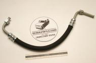 This is a new high-pressure hose for the power steering system on a 1968 4x4  3/4-ton Travelall, Travelette, & pickup with V8 engine.