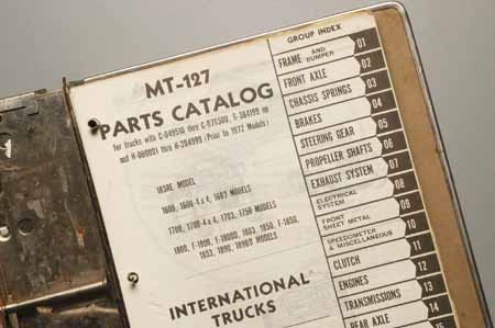 Parts Manual - Loadstar 1966 to 1971 used great condition. 
