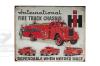 Metal Sign - Fire Truck International Chassis