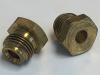compression fitting brass - fuel line nut - new old stock - 363047c1
